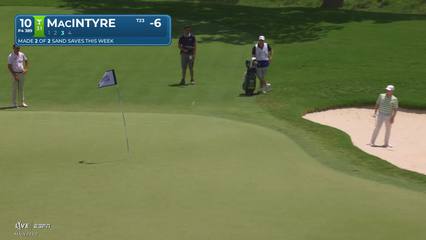 Robert MacIntyre | Round 3 | 10th hole | Shot 3 | 2026 Charles Schwab