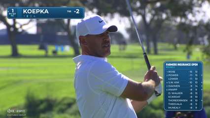 Brooks Koepka | Round 2 | 1st hole | Shot 2 | 2026 Farmers