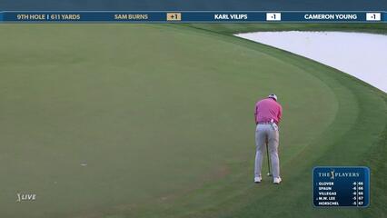 Sam Burns | Round 1 | 9th hole | Shot 5 | 2025 THE PLAYERS