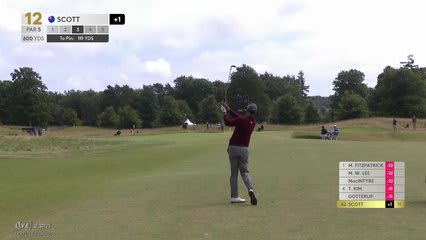 Adam Scott | Round 4 | 12th hole | Shot 3 | 2026 Genesis Scottish Open