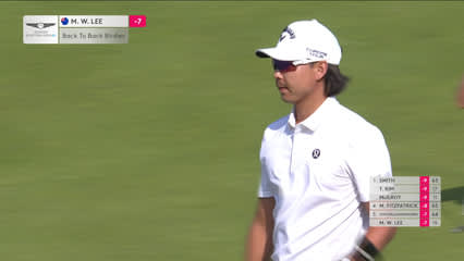 Min Woo Lee | Round 2 | 15th hole | Shot 2 | 2026 Genesis Scottish Open
