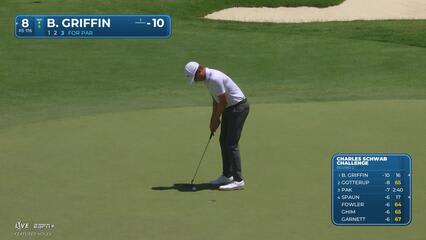 Ben Griffin | Round 2 | 8th hole | Shot 3 | 2025 Charles Schwab