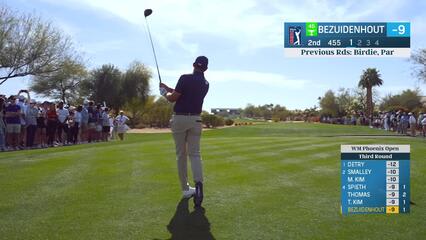 Christiaan Bezuidenhout | Round 3 | 2nd hole | Shot 1 | 2025 WM Phoenix Open
