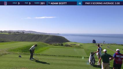 Adam Scott | Round 4 | 3rd hole | Shot 1 | 2026 Farmers