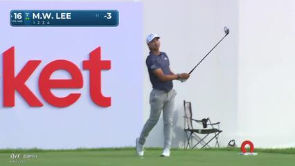 Min Woo Lee | Round 1 | 16th hole | Shot 1 | 2025 Rocket Classic