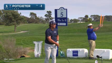 Aldrich Potgieter | Round 3 | 5th hole | Shot 1 | 2025 Farmers