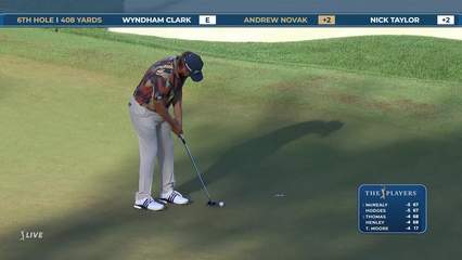Andrew Novak | Round 1 | 6th hole | Shot 4 | 2026 THE PLAYERS