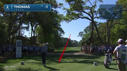 Justin Thomas | Round 1 | 2nd hole | Shot 1 | 2025 RBC Heritage