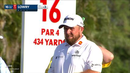 Shane Lowry | 2023 Honda | Round 2 | 16th hole | Shot 1