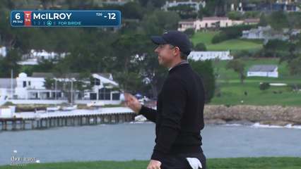 Rory McIlroy | Round 4 | 6th hole | Shot 4 | 2026 AT&T Pebble Beach