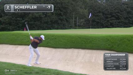 Scottie Scheffler | Round 3 | 2nd hole | Shot 2 | 2025 TOUR Championship