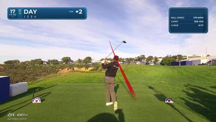 Jason Day | Round 1 | 17th hole | Shot 1 | 2025 Farmers