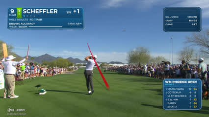 Scottie Scheffler | Round 2 | 9th hole | Shot 1 | 2026 WM Phoenix Open