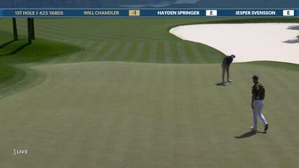 Will Chandler | Round 2 | 1st hole | Shot 4 | 2025 THE PLAYERS