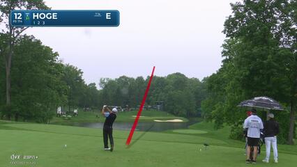 Tom Hoge | Round 2 | 12th hole | Shot 1 | 2025 the Memorial