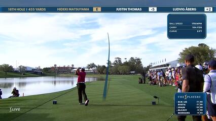 Hideki Matsuyama | Round 2 | 18th hole | Shot 1 | 2025 THE PLAYERS
