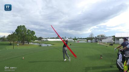 Austin Eckroat | Round 2 | 17th hole | Shot 1 | 2025 Houston Open