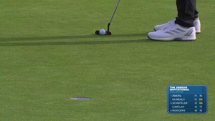 Ludvig Åberg | Round 4 | 17th hole | Shot 4 | 2025 Genesis