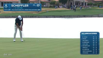 Scottie Scheffler | Round 3 | 6th hole | Shot 3 | 2026 The American Express