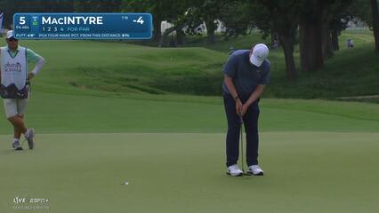 Robert MacIntyre | Round 3 | 5th hole | Shot 4 | 2025 Charles Schwab