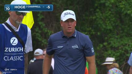 Tom Hoge | Round 1 | 1st hole | Shot 3 | 2025 Zurich Classic