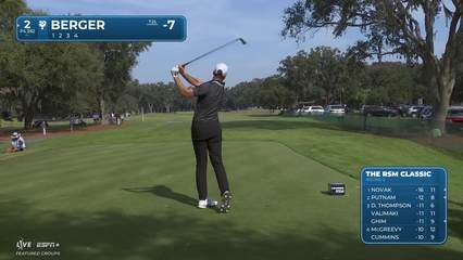 Daniel Berger | Round 2 | 2nd hole | Shot 1 | 2025 The RSM Classic