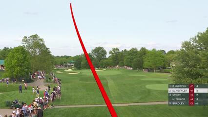 Scottie Scheffler | Round 3 | 17th hole | Shot 1 | 2025 the Memorial