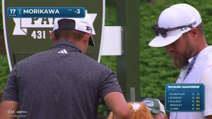 Collin Morikawa | Round 1 | 17th hole | Shot 1 | 2025 Travelers