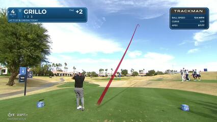 Emiliano Grillo | Round 1 | 4th hole | Shot 1 | 2025 The American Express