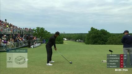 Mito Pereira | 2022 PGA Championship | Round 4 | 1st hole | Shot 1