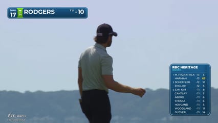 Patrick Rodgers | Round 3 | 17th hole | Shot 3 | 2026 RBC Heritage