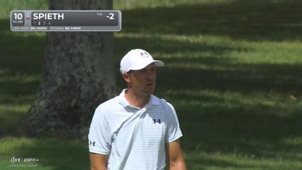 Jordan Spieth | Round 4 | 10th hole | Shot 2 | 2025 FedEx St. Jude