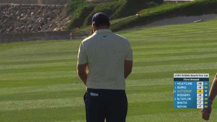 Chris Gotterup | Round 1 | 18th hole | Shot 3 | 2026 AT&T Pebble Beach