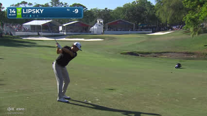 David Lipsky | Round 3 | 14th hole | Shot 3 | 2026 Valspar