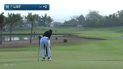 Luke List | Round 2 | 10th hole | Shot 4 | 2025 Mexico Open