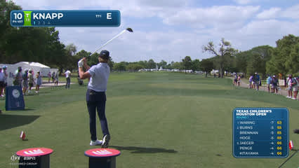 Jake Knapp | Round 1 | 10th hole | Shot 1 | 2026 Houston Open
