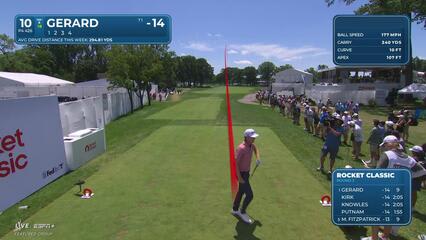 Ryan Gerard | Round 3 | 10th hole | Shot 1 | 2025 Rocket Classic