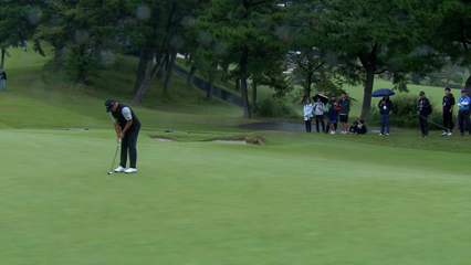 Si Woo Kim | Round 3 | 1st hole | Shot 3 | 2025 Baycurrent