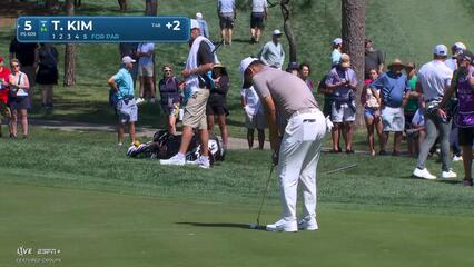 Tom Kim | Round 1 | 5th hole | Shot 5 | 2025 Valspar
