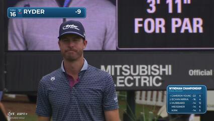 Sam Ryder | Round 4 | 16th hole | Shot 3 | 2025 Wyndham