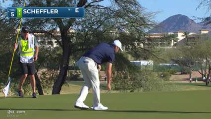 Scottie Scheffler | Round 1 | 14th hole | Shot 5 | 2026 WM Phoenix Open