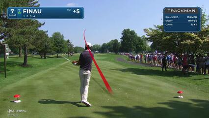 Tony Finau | Round 3 | 7th hole | Shot 1 | 2025 Travelers