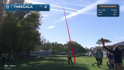 Sahith Theegala | Round 2 | 13th hole | Shot 1 | 2025 Valspar