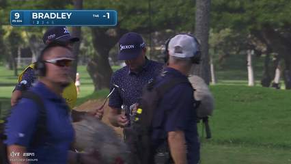 Keegan Bradley | Round 1 | 9th hole | Shot 2 | 2026 Sony Open