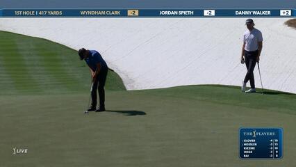 Wyndham Clark | Round 1 | 1st hole | Shot 4 | 2025 THE PLAYERS