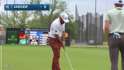 Stephan Jaeger | Round 2 | 10th hole | Shot 4 | 2025 Houston Open