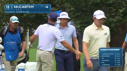 Denny McCarthy | Round 3 | 13th hole | Shot 1 | 2025 Wyndham