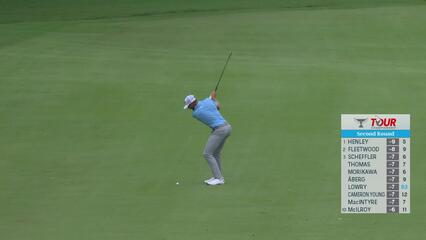 Sam Burns | Round 2 | 12th hole | Shot 2 | 2025 TOUR Championship