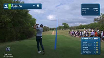 Ludvig Åberg | Round 1 | 6th hole | Shot 1 | 2026 Valero