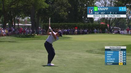 Jake Knapp | Round 3 | 2nd hole | Shot 2 | 2025 Rocket Classic